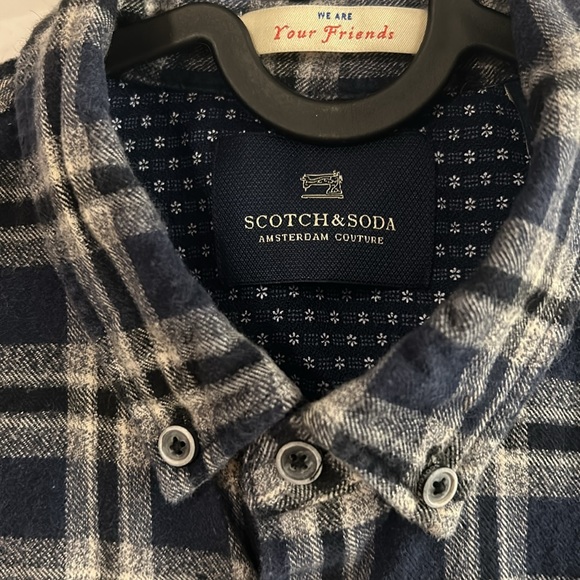 Scotch & Soda Oxford men’s shirt, plaid size Medium - Picture 2 of 6